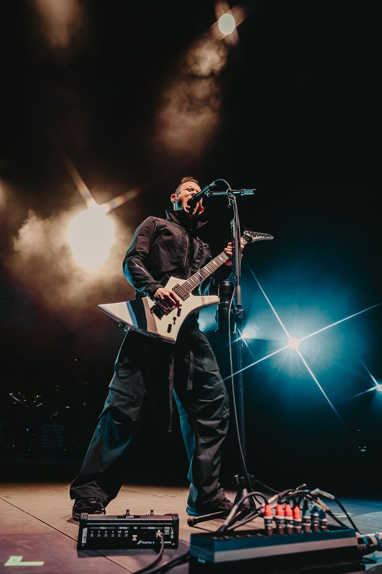 Trivium performing live at AEC Theatre in Adelaide